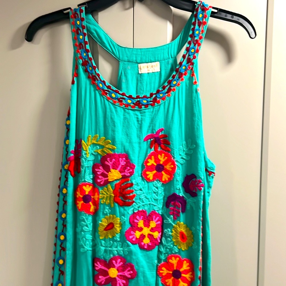 Lula Soul Embroidered sundress M